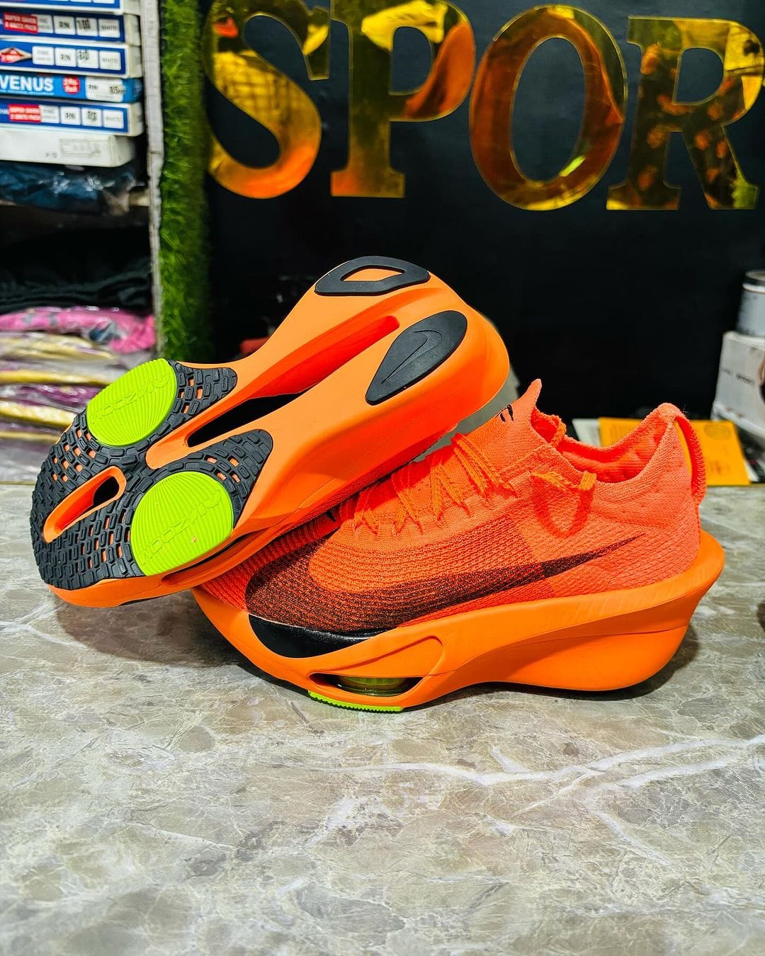 Branded Air Zoom Alphafly 3 Orange Running Shoes
