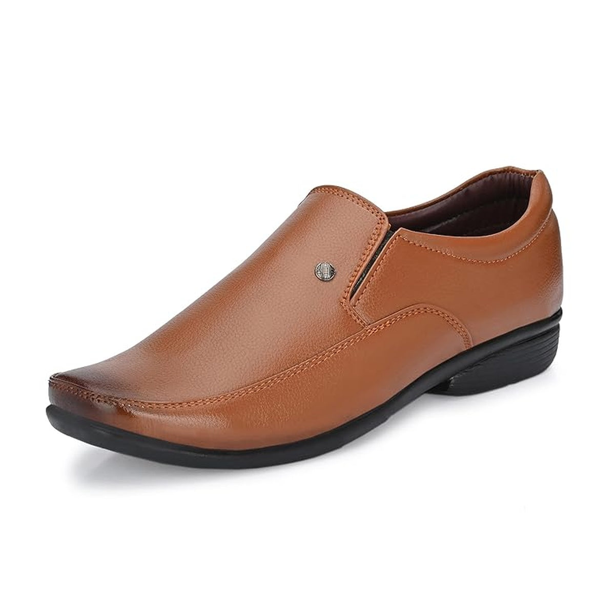 Men's Tan Slip-On Formal Shoes