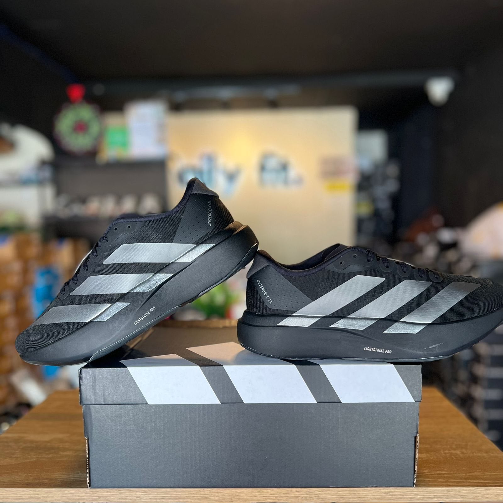 Adizero Evo SL Full Black Running Shoes