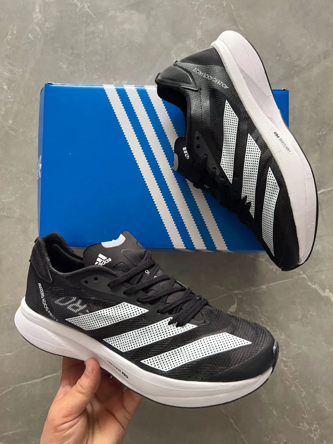 Adidas Adizero Pro 2 Black Running Shoes