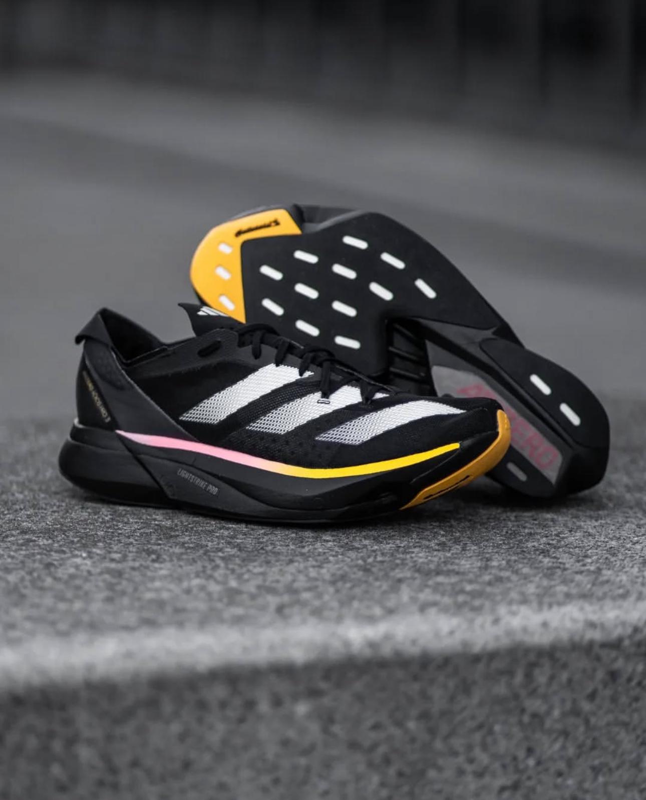 Adidas Adizero Pro 3 Black Running Shoes