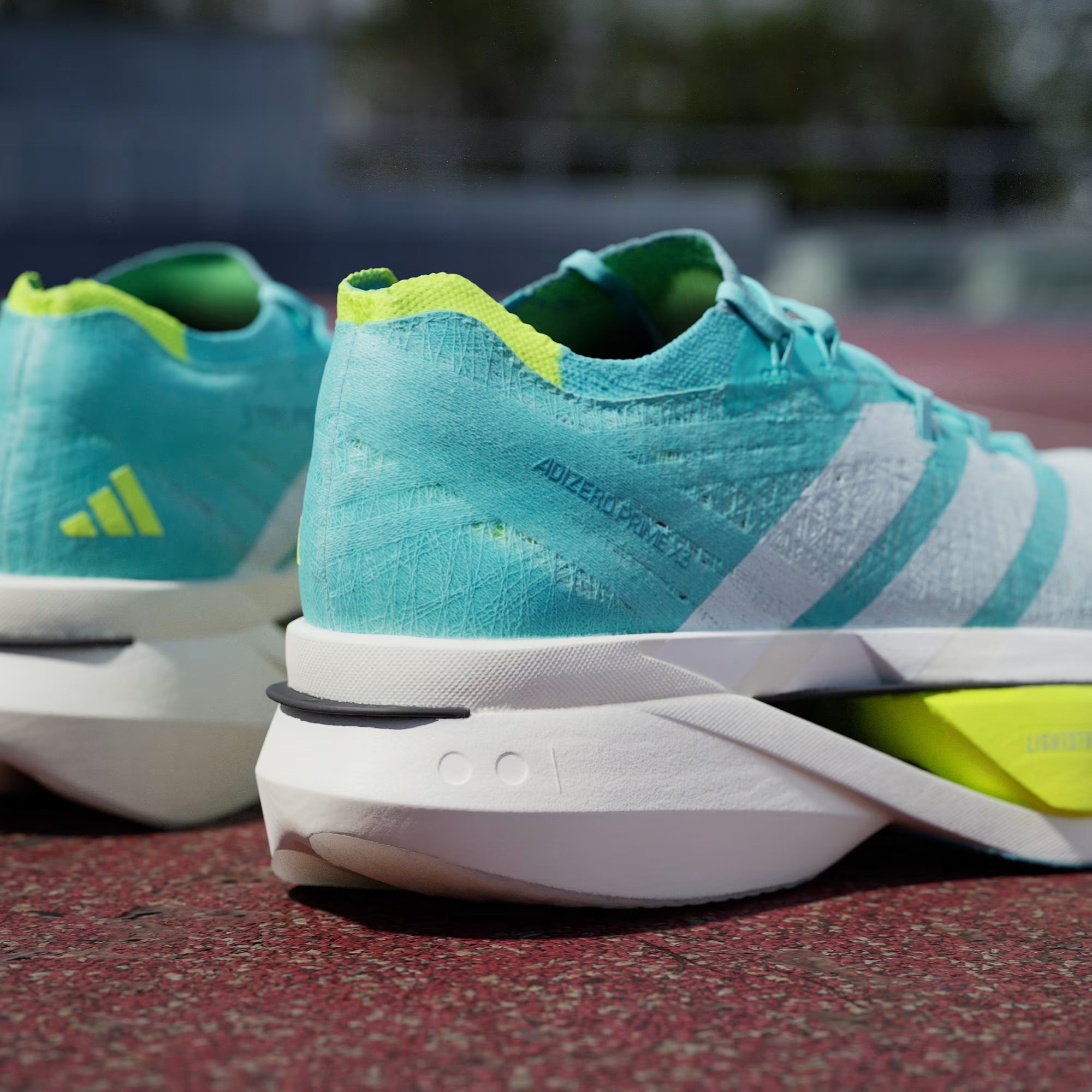 Adidas Adizero Prime X3 Flash Aqua Running Shoes