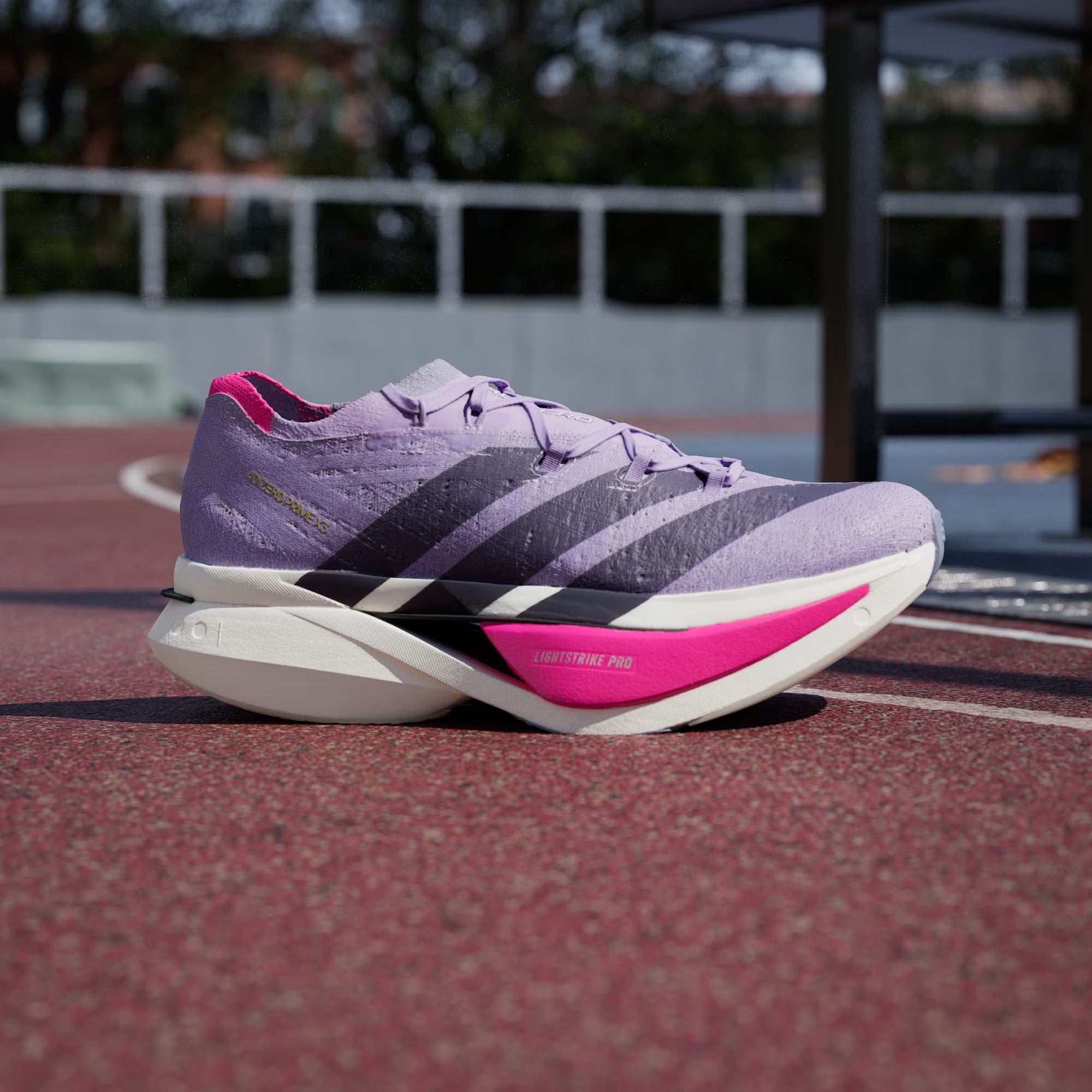 Adidas Adizero Prime X3 Powder Plum Running Shoes