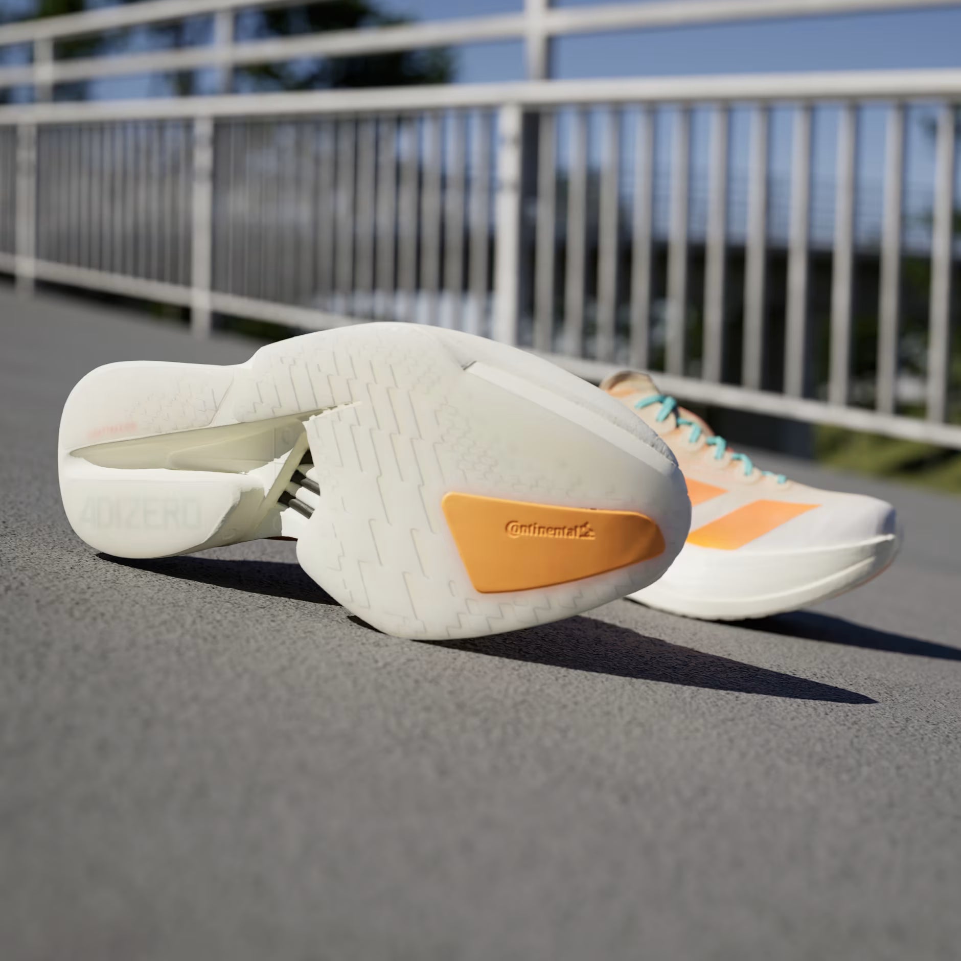 Adidas Adizero Pro 4 Flash Orange Running Shoes