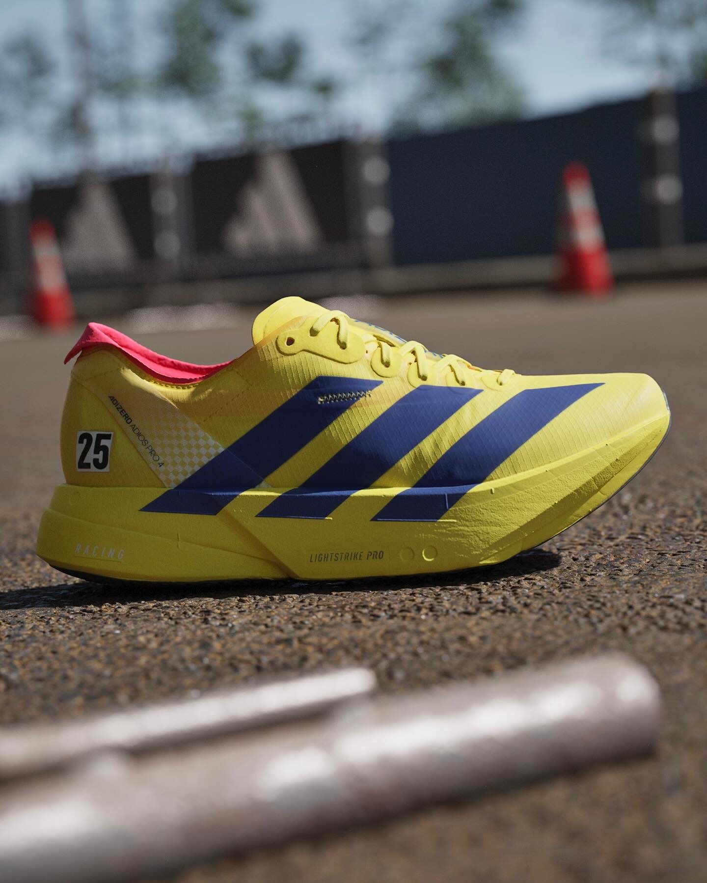 Adidas Adizero Pro 4 Sulfur Running Shoes