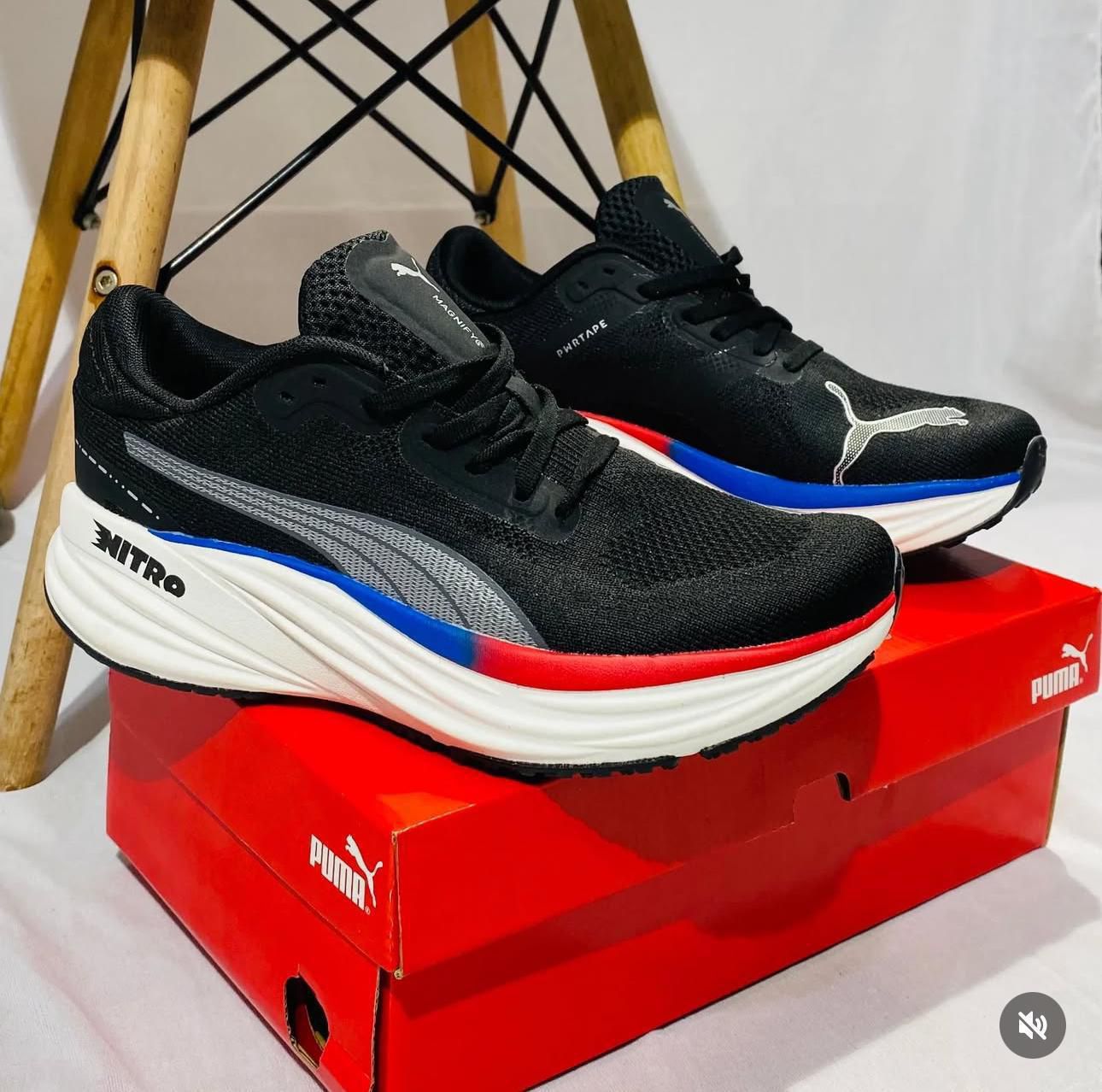 Puma Magnify Nitro 2 Black Running Shoes