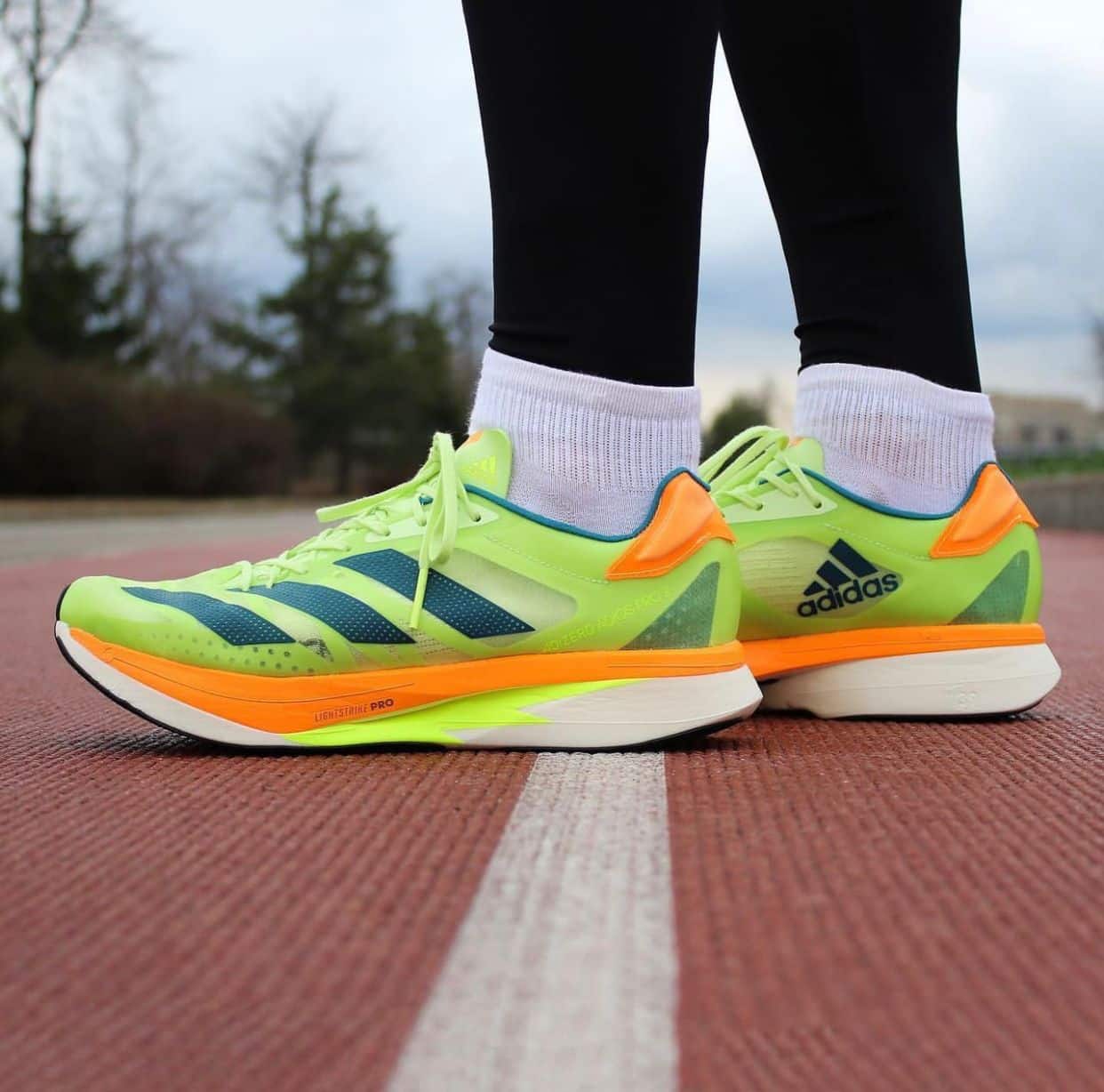 Branded Adizero Adios Pro 2 Green Running Shoes