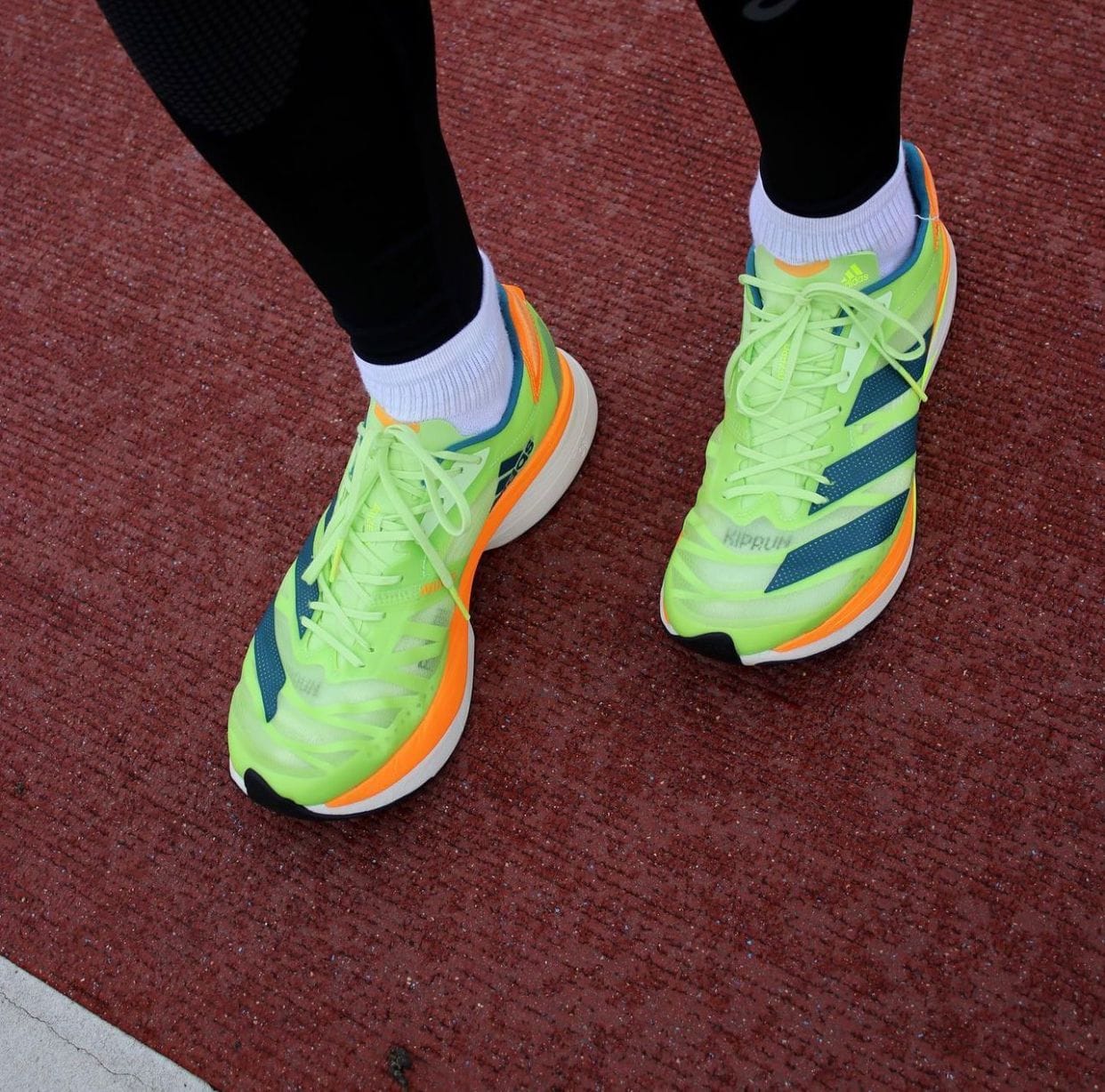 Branded Adizero Adios Pro 2 Green Running Shoes