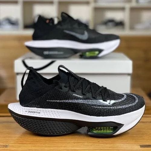 Branded Air Zoom Alphafly Next Black White Running Shoes