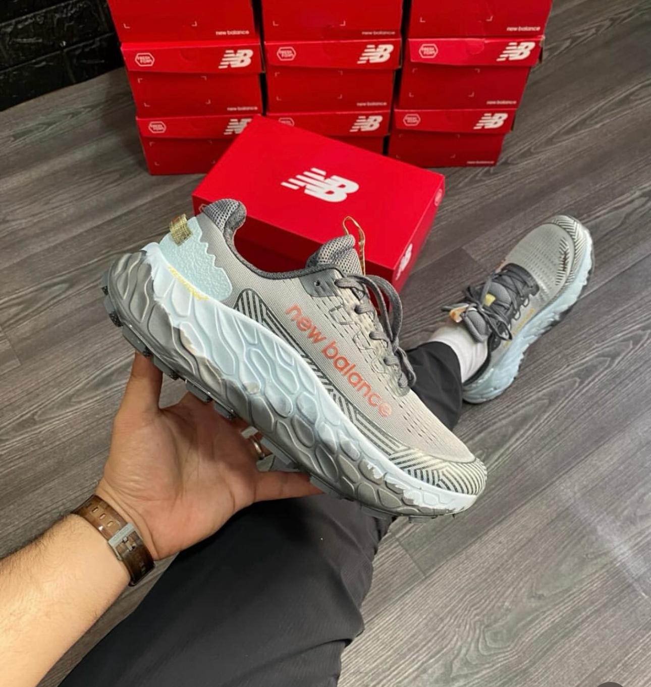 New Balance Fresh Foam X More Trail V3 Grey Running Shoes