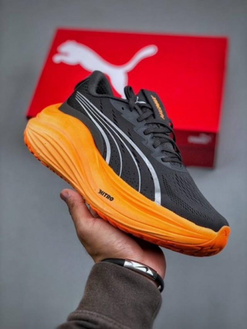 Puma Nitro Magmax Black Orange Running Shoes