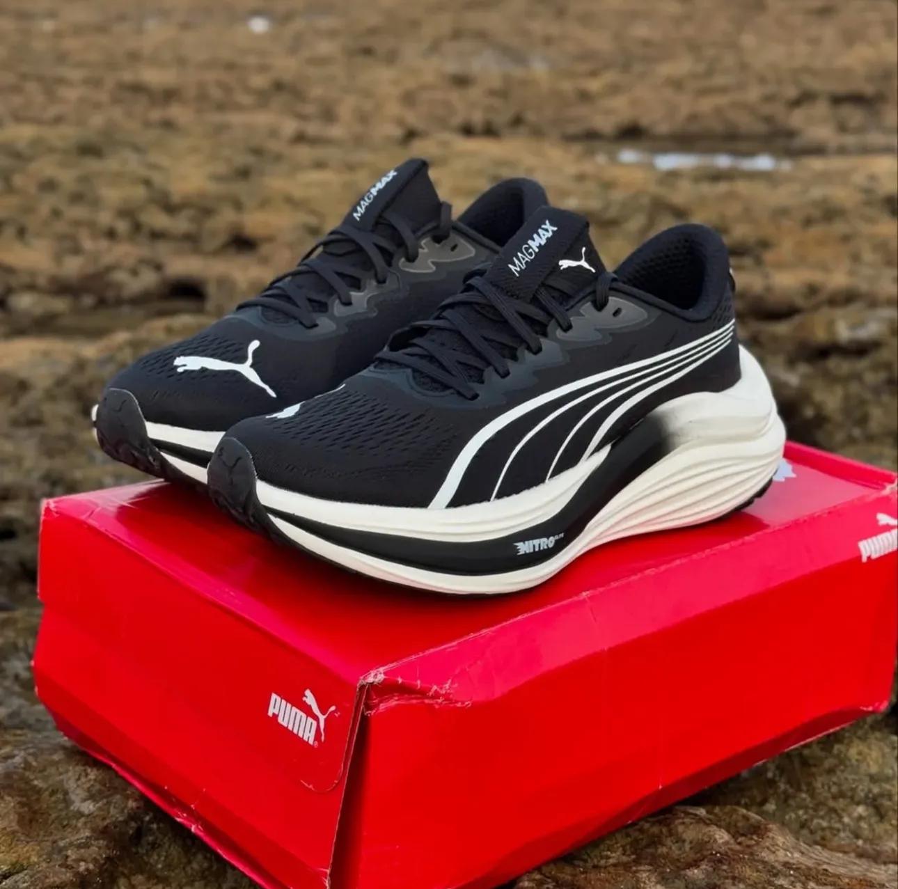 Puma Nitro Magmax Black Running Shoes