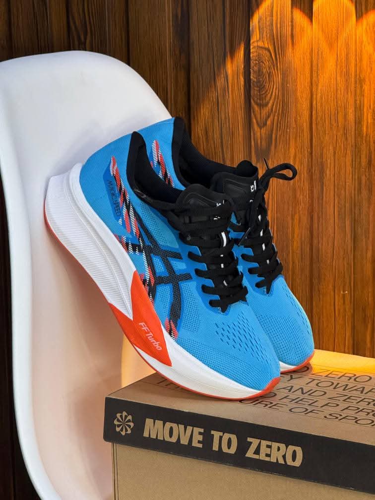 Asics Magic Speed 4 Blue Running Shoes