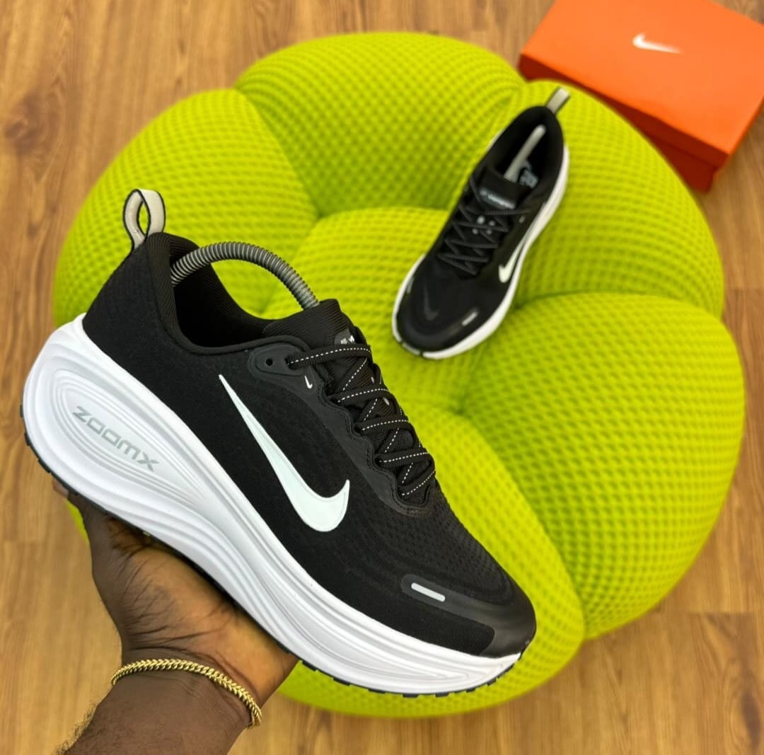 Nike Vomero Plus Black White Running Shoes