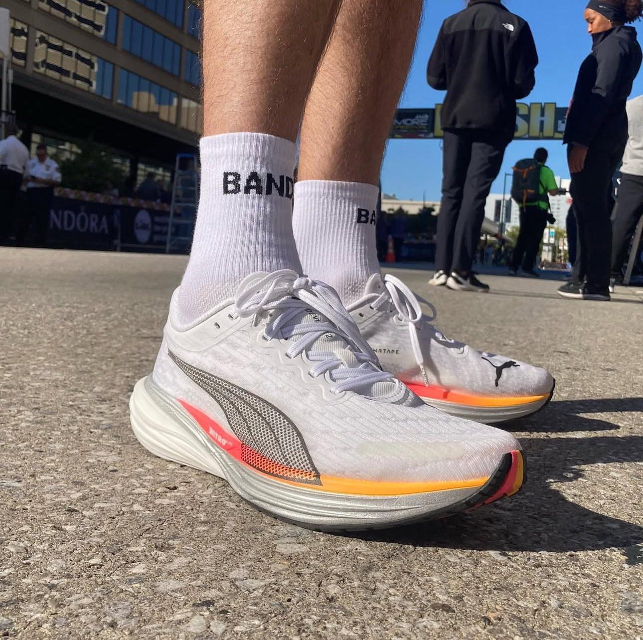 Puma Deviate Nitro 2 White Running Shoes