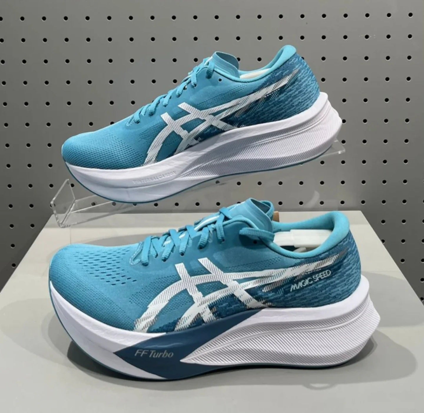 Asics Magic Speed 4 Teal Blue Running Shoes