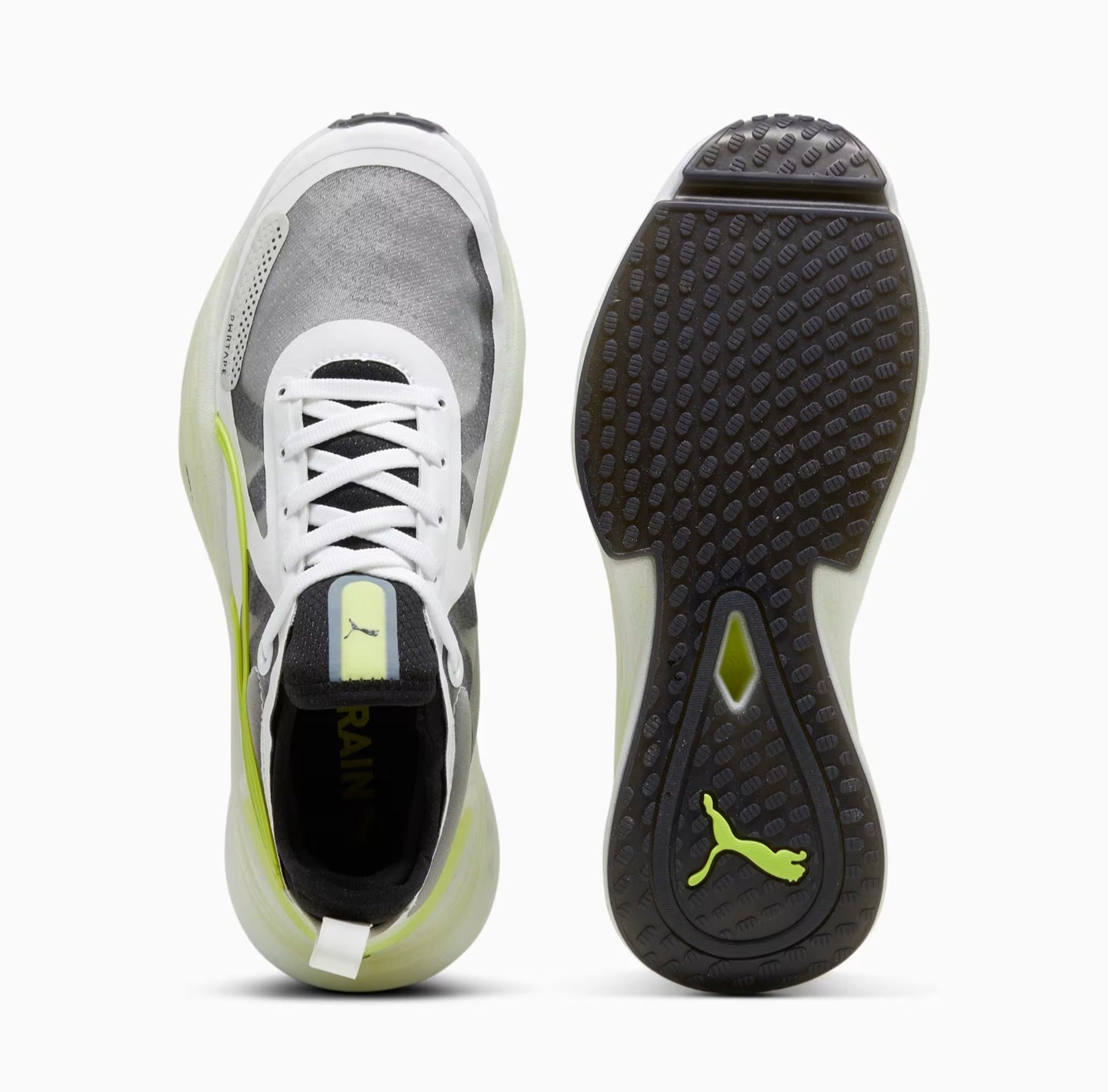 Puma PWR Nitro SQD White Running Shoes