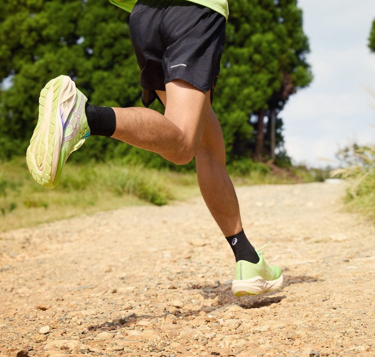 Asics Nova Blast 5 Lime Green Running Shoes
