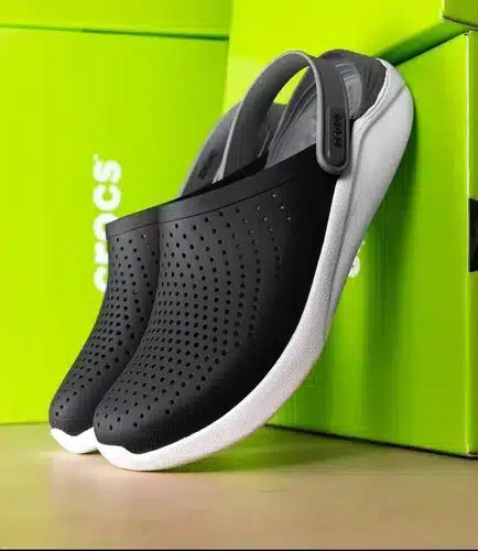 LiteRide Comfortable Unisex Black Grey Clogs
