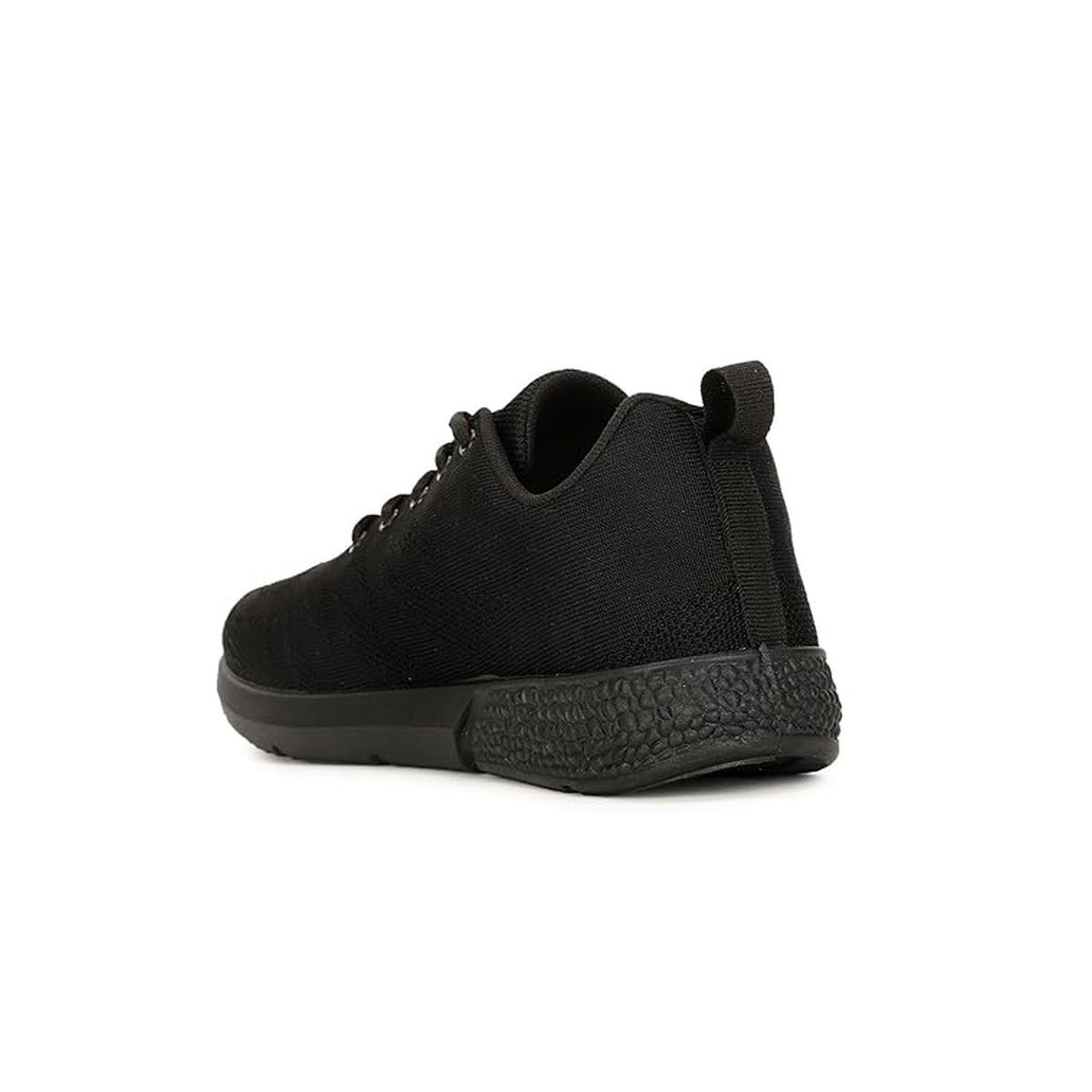 Men's All Black Knit Running Shoes