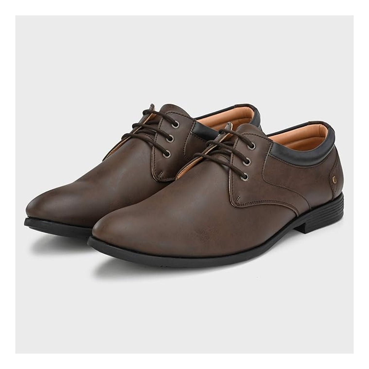 Men's Brown Formal Lace-Up Shoes