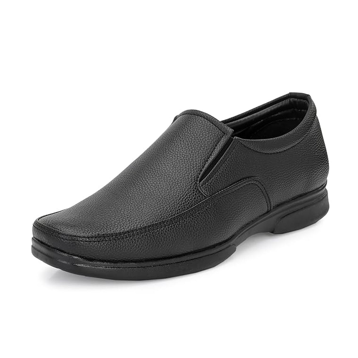 Men's Black Slip-On Formal Shoes