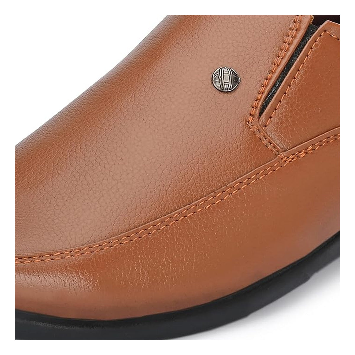 Men's Tan Slip-On Formal Shoes