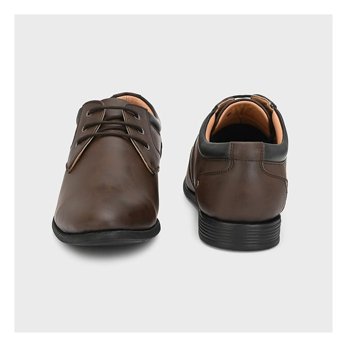 Men's Brown Formal Lace-Up Shoes