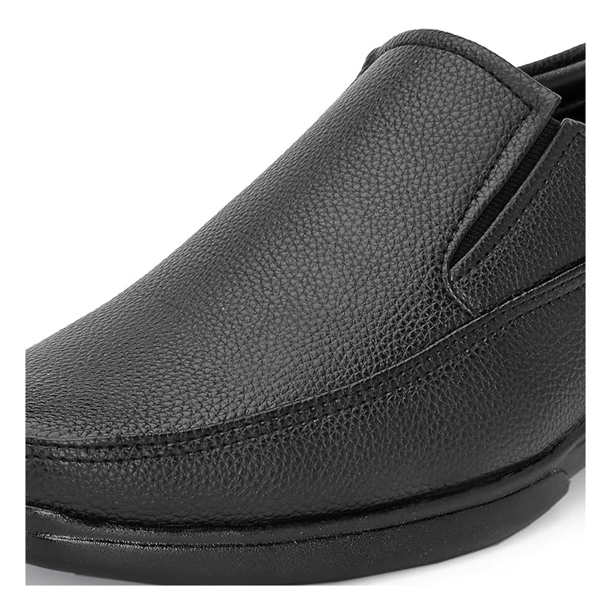 Men's Black Slip-On Formal Shoes
