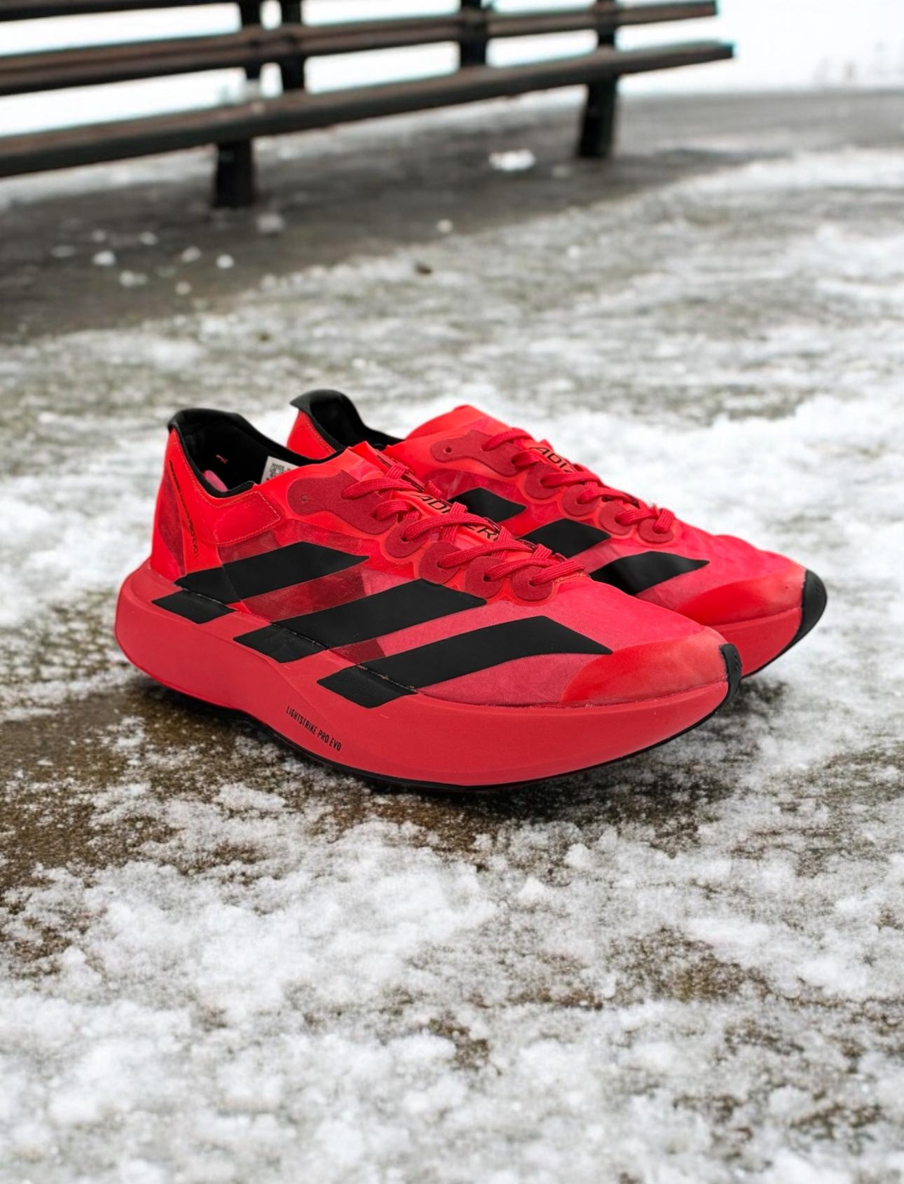 エアーぽっず Adidas Adizero Adios Pro Evo 1 Red Running Shoes