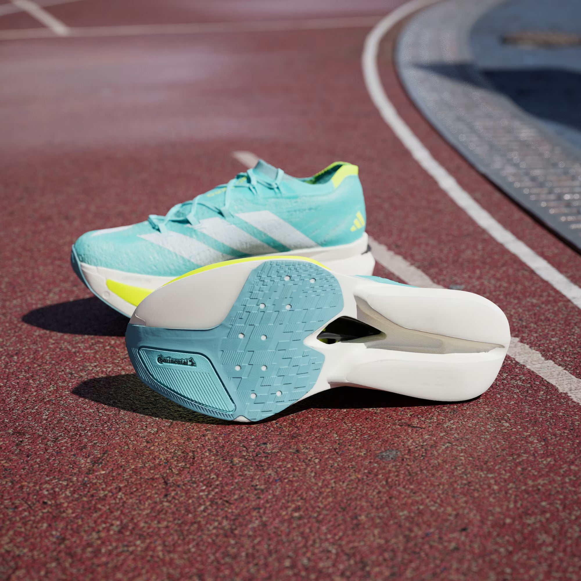 Adidas Adizero Prime X3 Flash Aqua Running Shoes