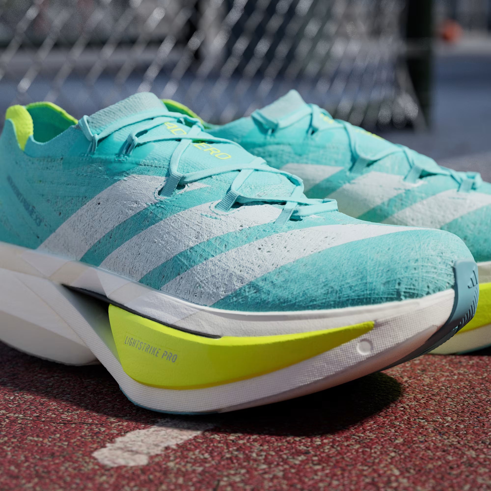Adidas Adizero Prime X3 Flash Aqua Running Shoes