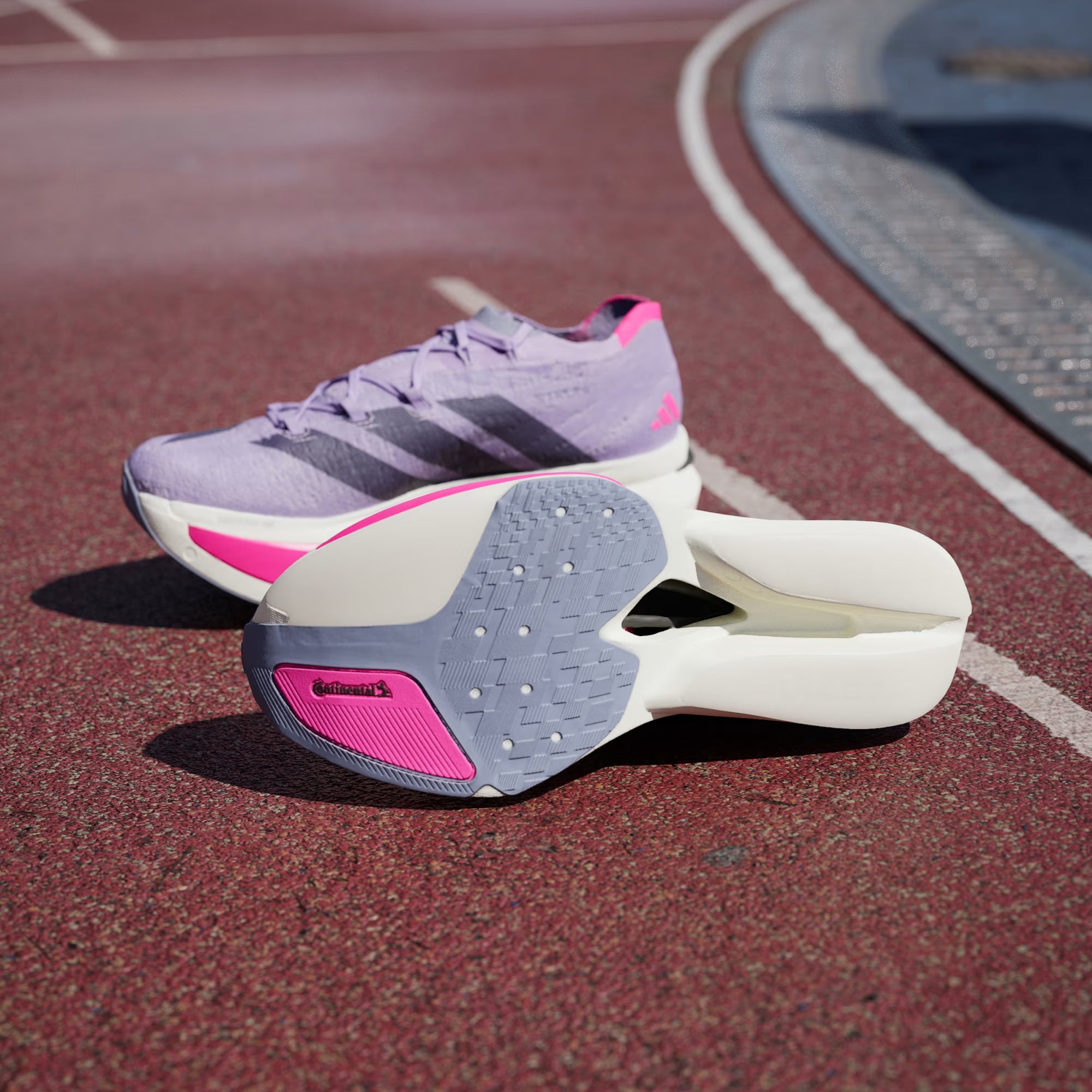 Adidas Adizero Prime X3 Powder Plum Running Shoes