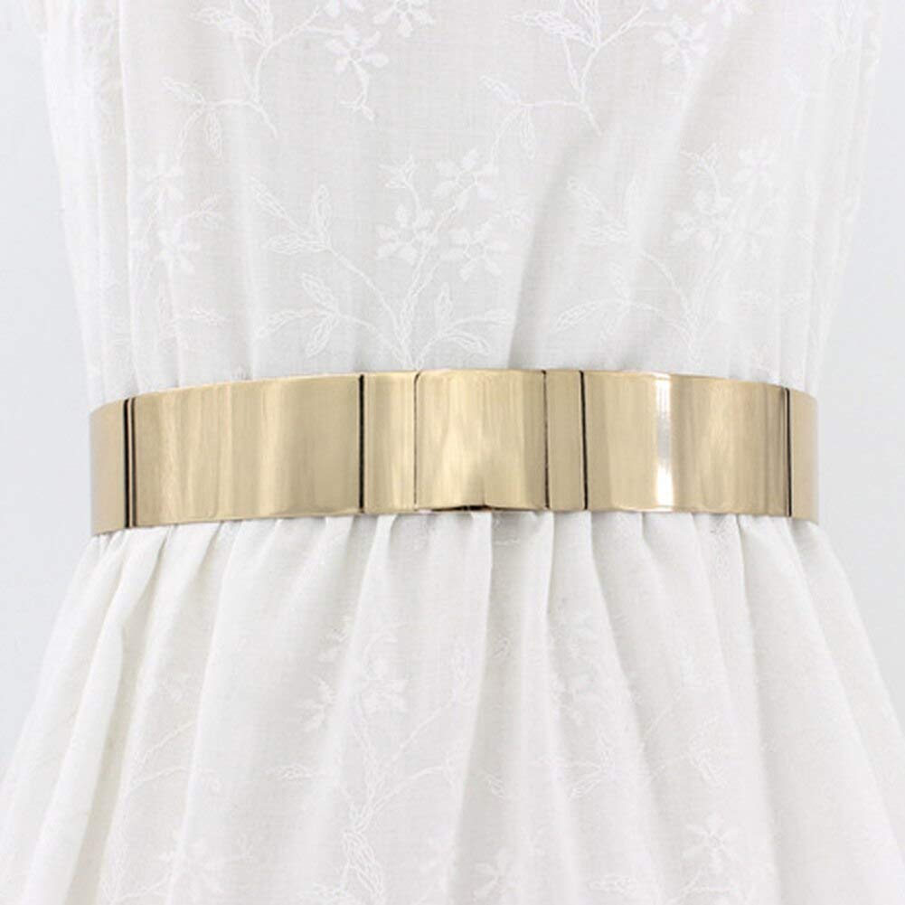 Shopesy Indian Saree Gown Hip Waist Polished Plain Mirror Metal Chain Belt for Women