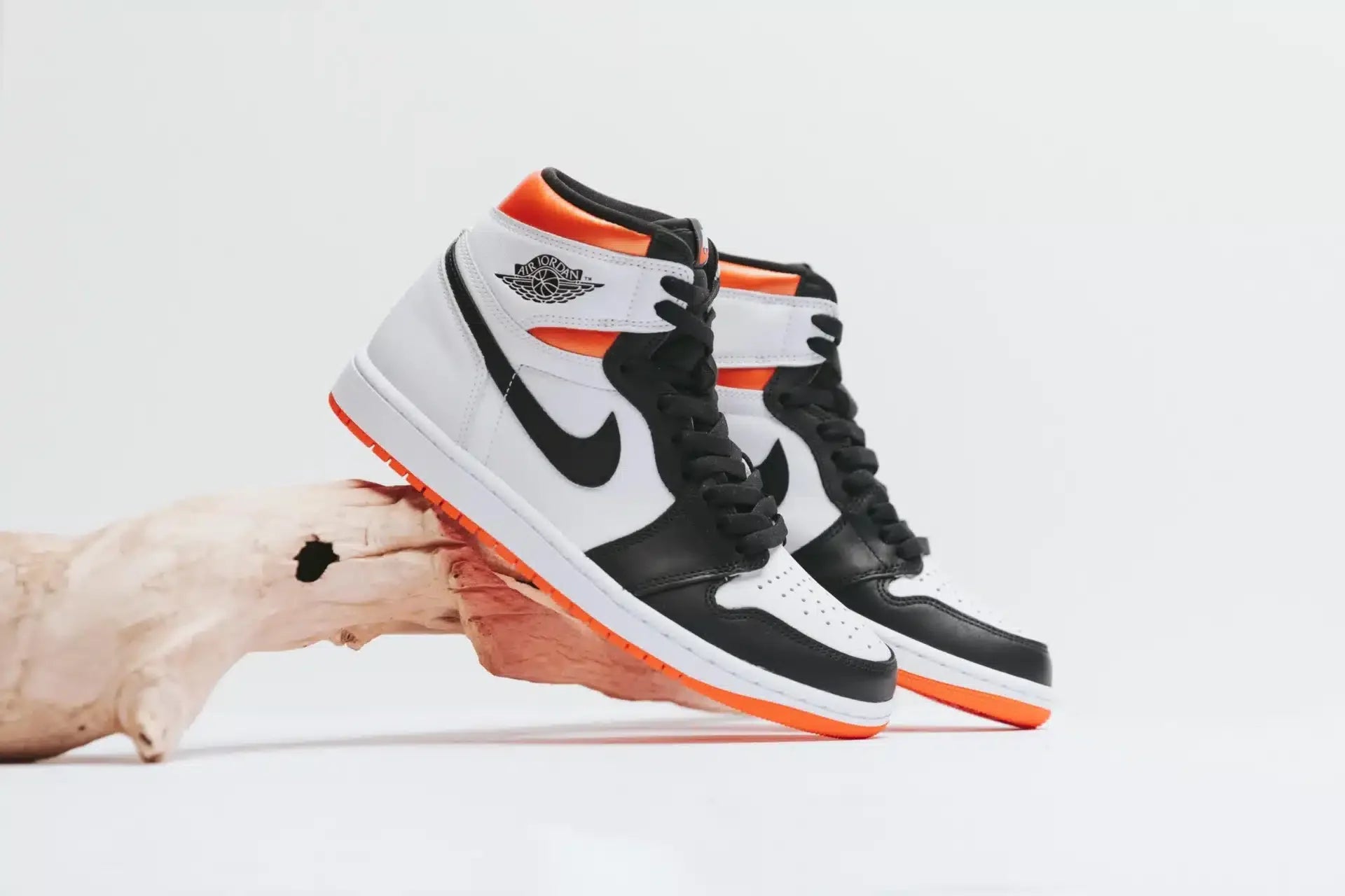 Branded Retro 1 Electro Orange Long Sneakers