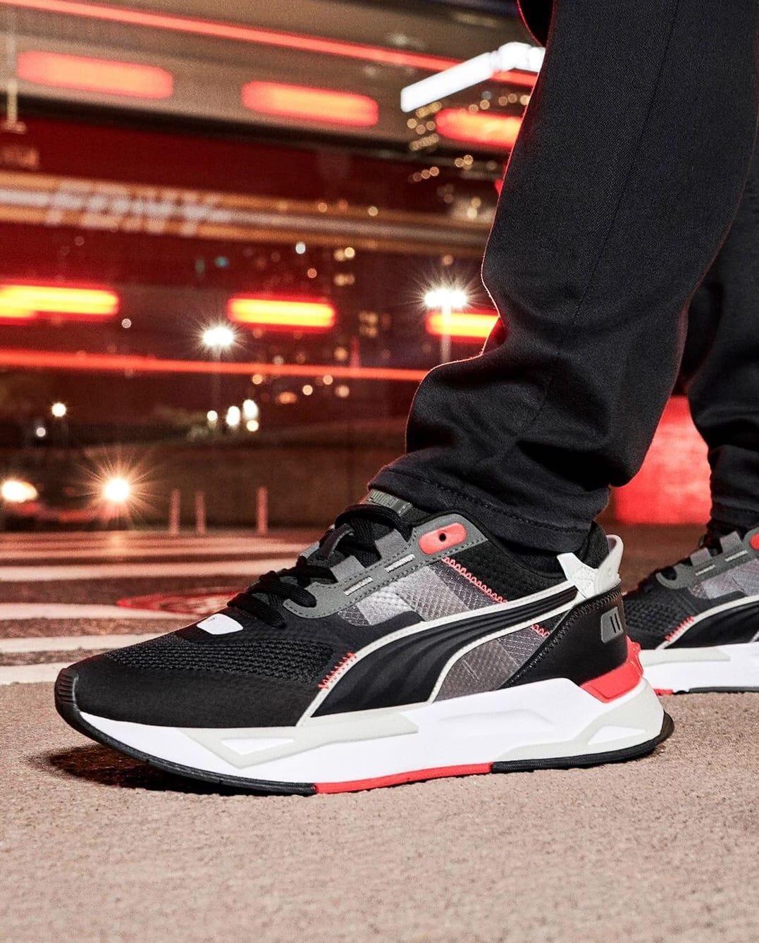 Branded Mirage Sport Black Running Shoes
