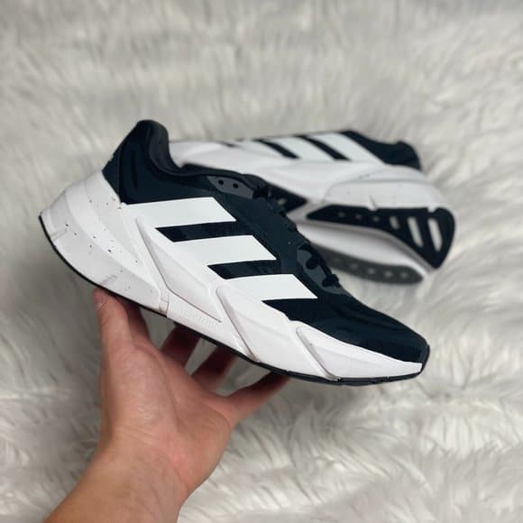 Adidas Adistar White Black Running Shoes