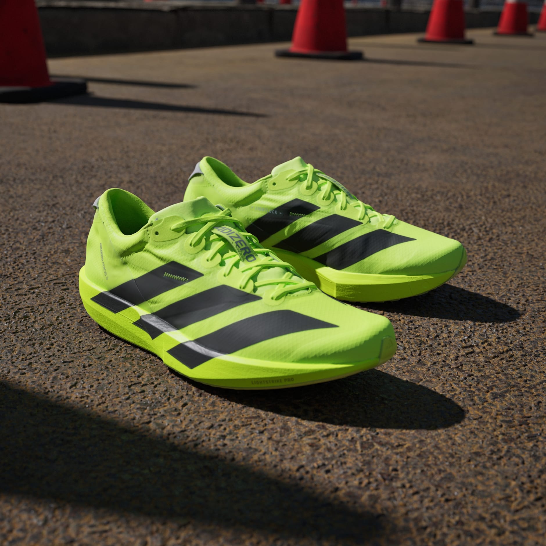 Adidas Adizero Adios 9 Lucid Lemon Running Shoes