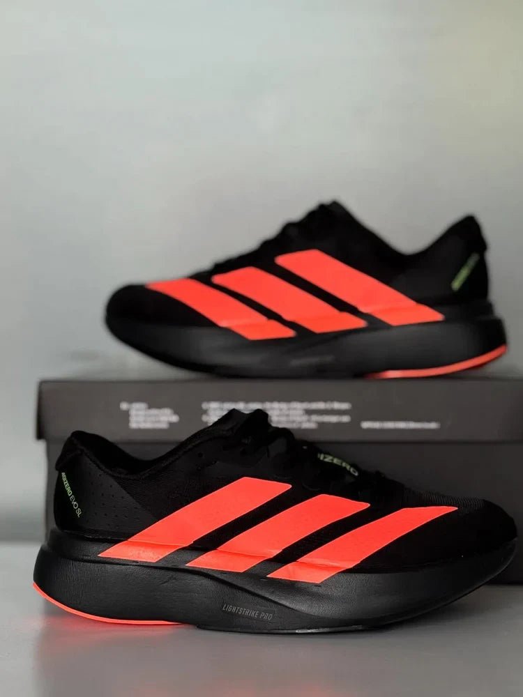 Adidas Adizero Evo SL Black Red Running Shoes