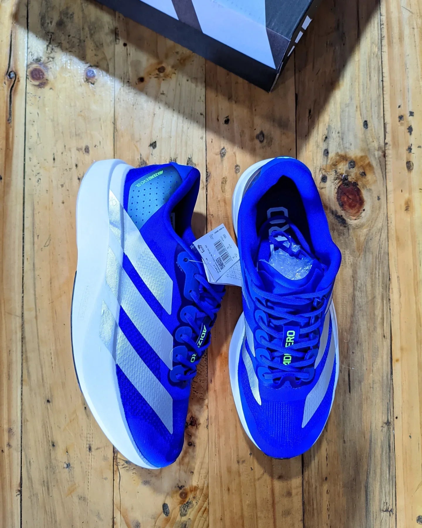 Adidas Adizero Evo SL Blue Running Shoes