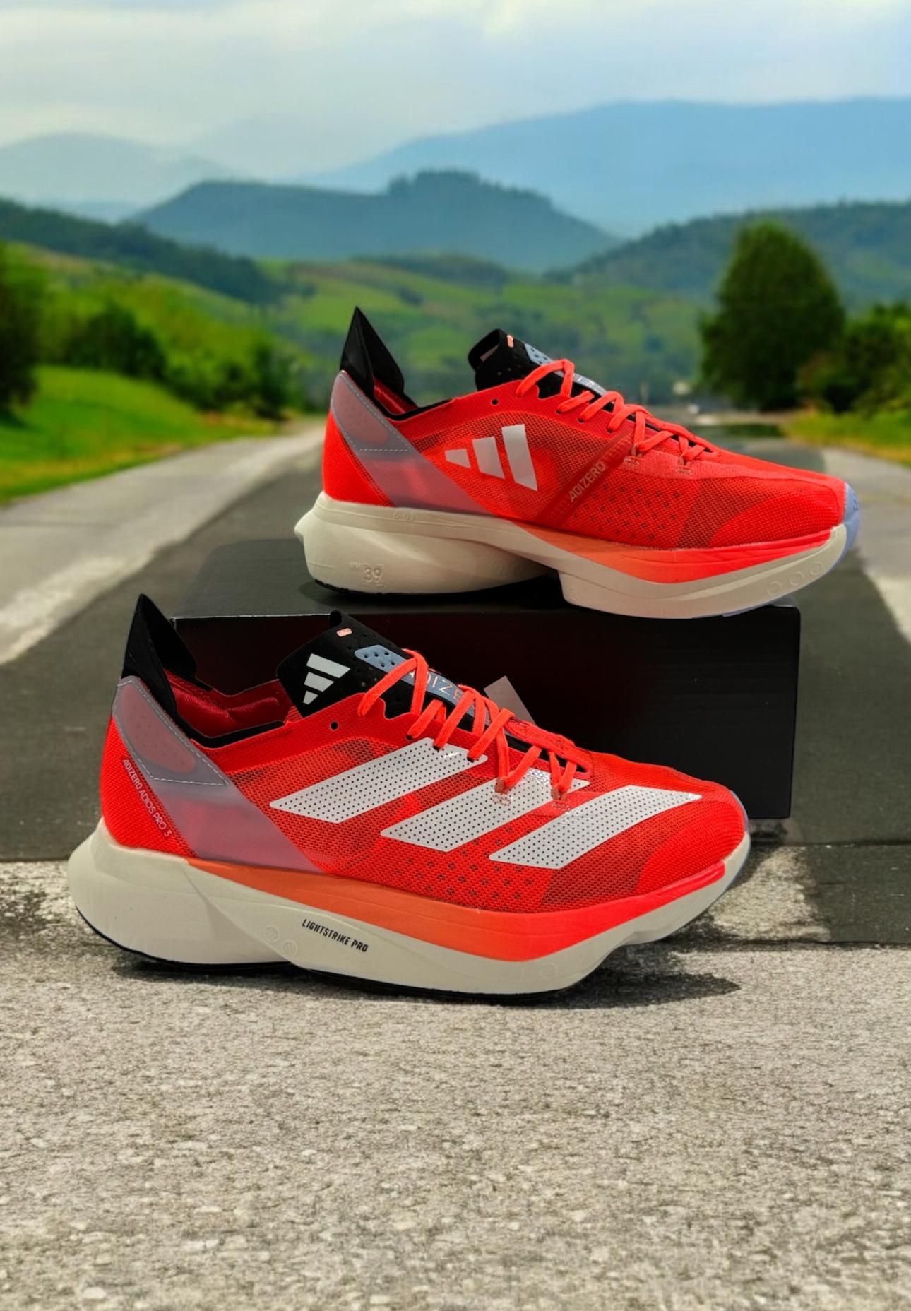Adidas Adizero Pro 3 Red Running Shoes
