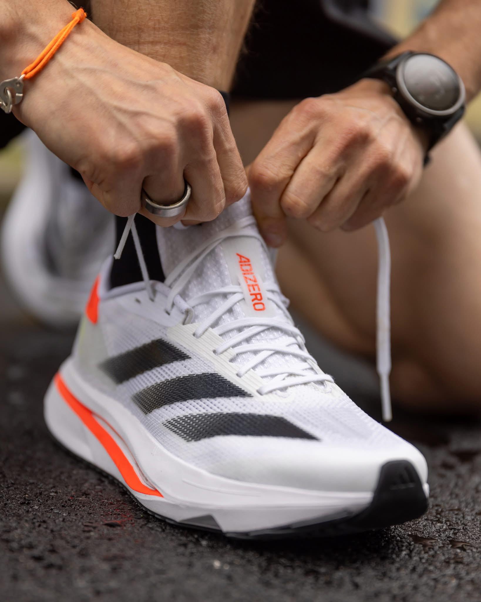 Adidas Adizero SL 2 White Running Shoes