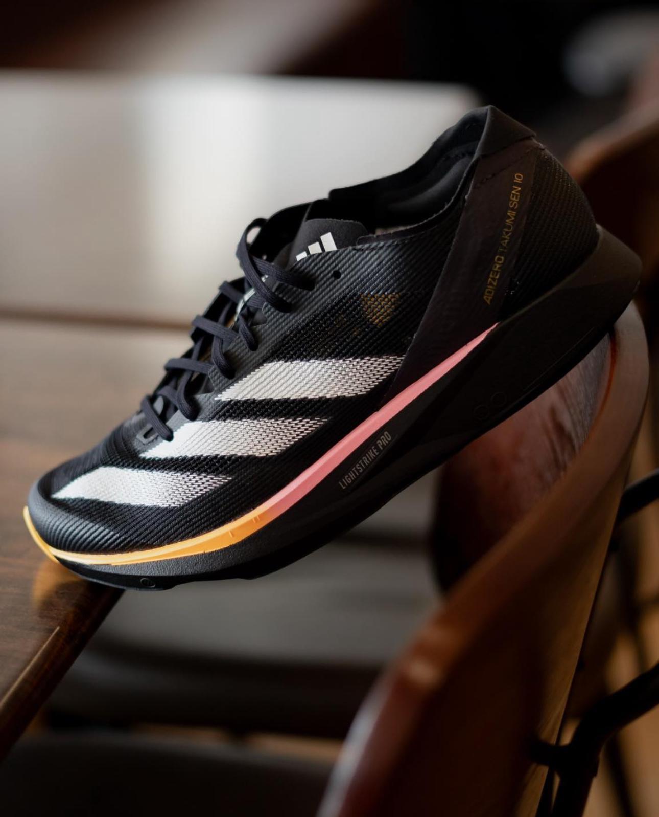 Adidas Adizero Takumi Sen 10 Black Running Shoes