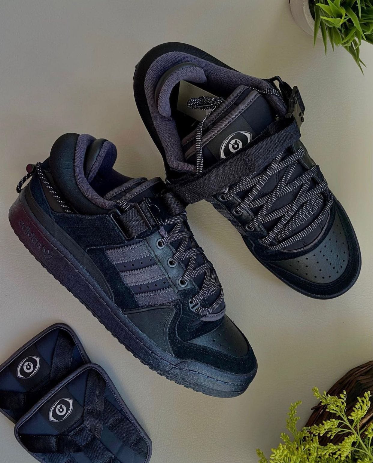 Adidas Bad Bunny Black Sneakers