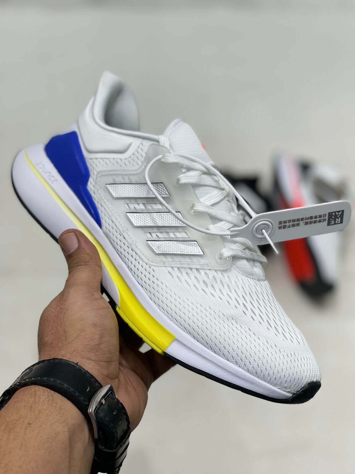 Adidas Eq 21 White Running Shoes