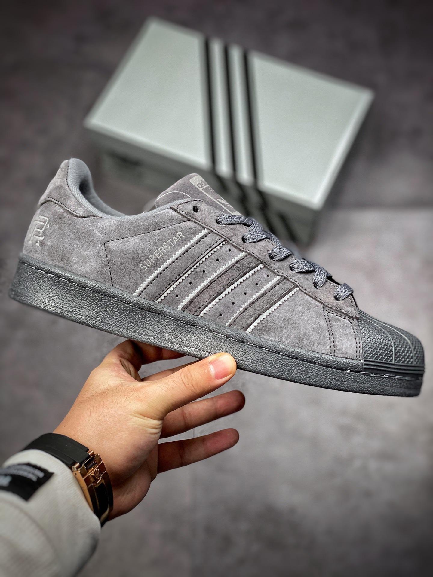 Adidas Superstar Grey Sneakers
