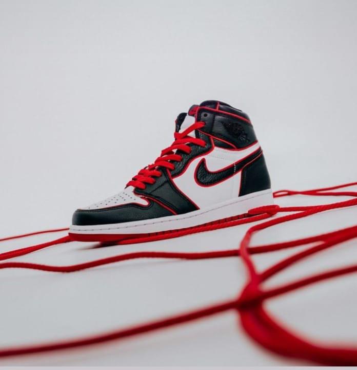 Air Jordan 1 Blood Line Long Sneakers