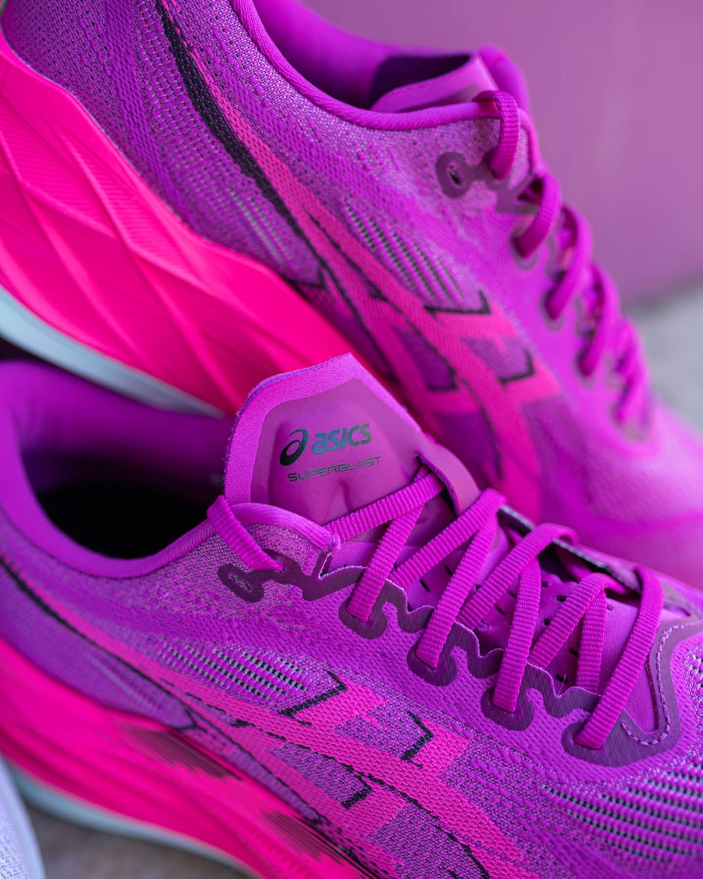 Asics Super Blast 2 Purple Running Shoes