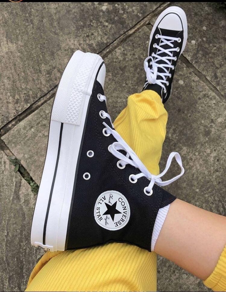 Converse All Star Black Long Sneakers