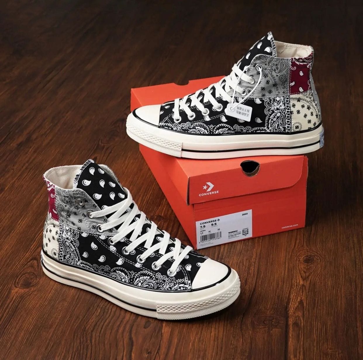 Converse Chuck 70 High Paisley Sneakers